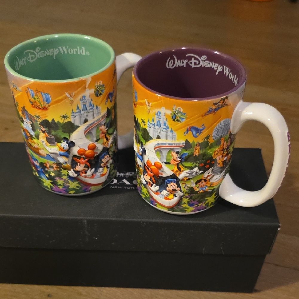 Walt Disney World Four Parks/ One World :Set 2 -GRANDMA/GRANDPA- 3D Monorail